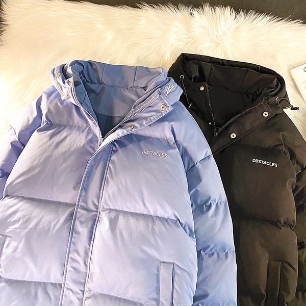 men's wool blends mens winter jackets warm padded hooded coats fashion couple clothing parkas 221124, Black
men's wool blends mens winter jackets warm padded hooded coats fashion couple clothing parkas 221124, Black