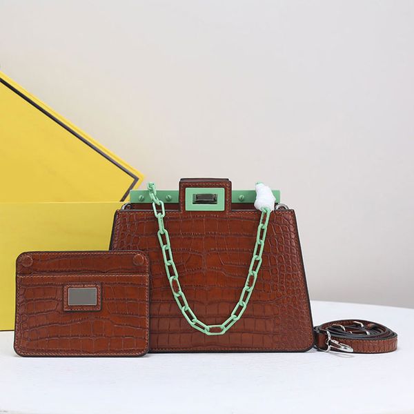 peekaboo chain shoulder bags large capacity handbags trapezoidal profile composite bag women purse removable wide strap 23cm totes
peekaboo chain shoulder bags large capacity handbags trapezoidal profile composite bag women purse removable wide strap 23cm totes