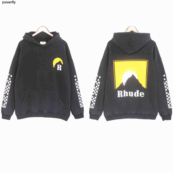 men's hoodies sweatshirts fashion brand rhude designer winter new washed sunset print men women streetwear hoodie, Black
men's hoodies sweatshirts fashion brand rhude designer winter new washed sunset print men women streetwear hoodie, Black