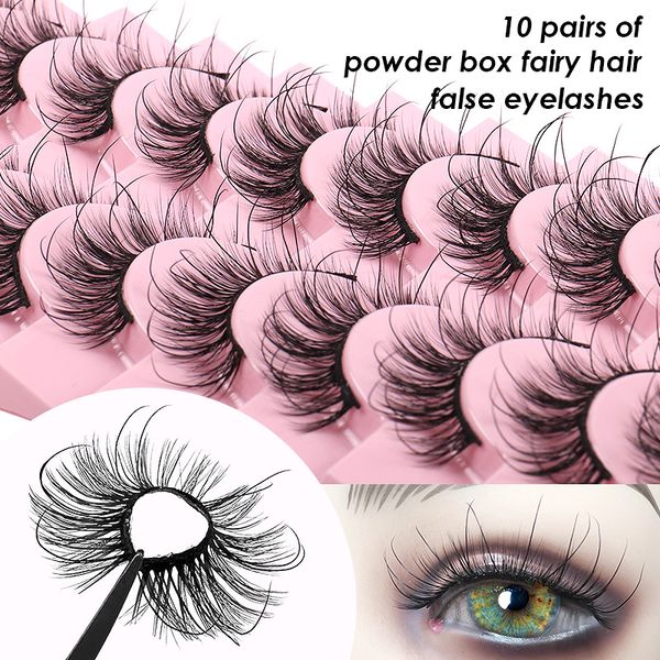 thick d curled false eyelashes naturally soft & vivid reusable handmade multilayer mink fake lashes messy crisscross eyelashes hair extensio
thick d curled false eyelashes naturally soft & vivid reusable handmade multilayer mink fake lashes messy crisscross eyelashes hair extensio