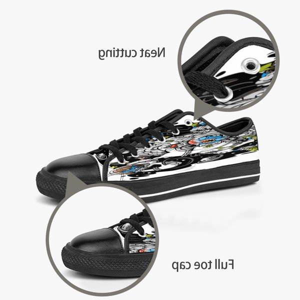 men women diy custom shoes low canvas skateboard sneakers triple black customization uv printing sports sneakers shizi 2162-3
men women diy custom shoes low canvas skateboard sneakers triple black customization uv printing sports sneakers shizi 2162-3