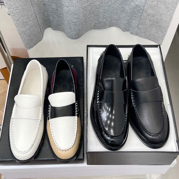 leather flat loafers women's flat casual shoes lazy luxury designer formal office shoes 35-40, Black
leather flat loafers women's flat casual shoes lazy luxury designer formal office shoes 35-40, Black