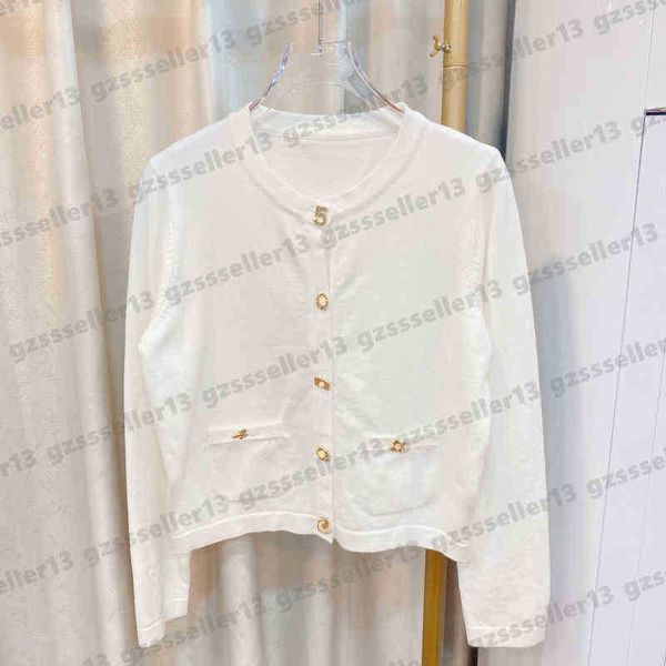 cardigan women sweaters classic metal button decoration jackets long-sleeve cardigans sweater designer women clothing 4 colors 0912, White;black
cardigan women sweaters classic metal button decoration jackets long-sleeve cardigans sweater designer women clothing 4 colors 0912, White;black