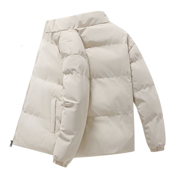 men's wool blends men harajuku solid warm japanese streetwear winter jacket mens korean fashion bubble coat couple parka 221125, Black
men's wool blends men harajuku solid warm japanese streetwear winter jacket mens korean fashion bubble coat couple parka 221125, Black