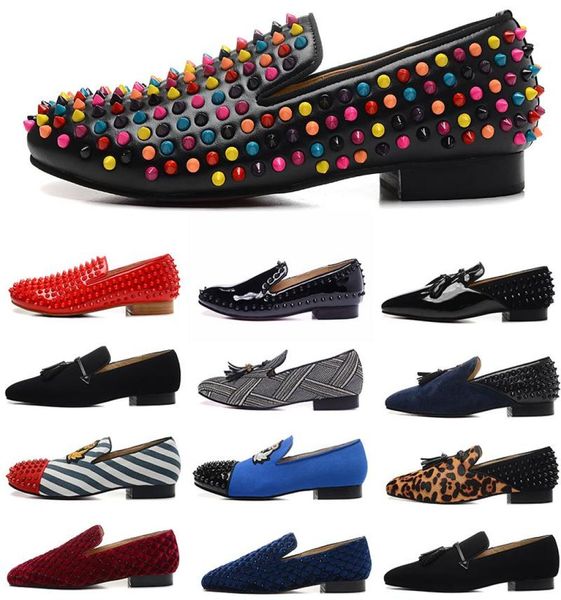 shoes bottoms christians luxury designer mens leather dress shoes spikes red flats suede canvas loafers wine red black blue p5173450
shoes bottoms christians luxury designer mens leather dress shoes spikes red flats suede canvas loafers wine red black blue p5173450