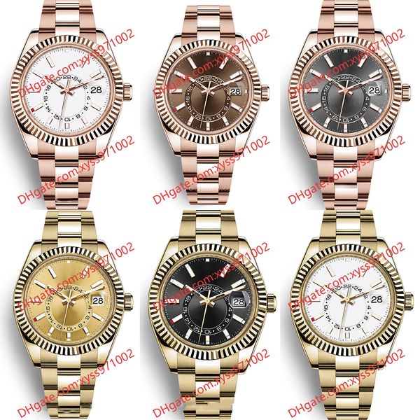 6 model fashion men's watch 2813 automatic mechanical watch m326935 42mm grey dial sapphire glass rose gold stainless steel wristwatch, Slivery;brown
6 model fashion men's watch 2813 automatic mechanical watch m326935 42mm grey dial sapphire glass rose gold stainless steel wristwatch, Slivery;brown