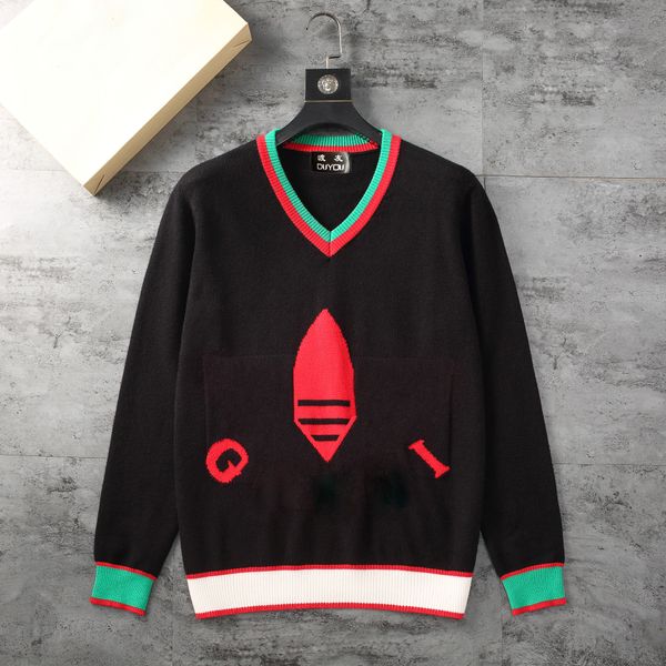 duyou round-neck sweater knitted sweater men gothic letter print pullover harajuku cotton sweaters for women 84534, White;black
duyou round-neck sweater knitted sweater men gothic letter print pullover harajuku cotton sweaters for women 84534, White;black