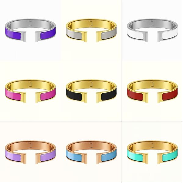 designer bracelets women mens luxury jewelry bangles buckle multicolor enamel stainless steel cuff charm fashion vintage plated gold designe, Black
designer bracelets women mens luxury jewelry bangles buckle multicolor enamel stainless steel cuff charm fashion vintage plated gold designe, Black