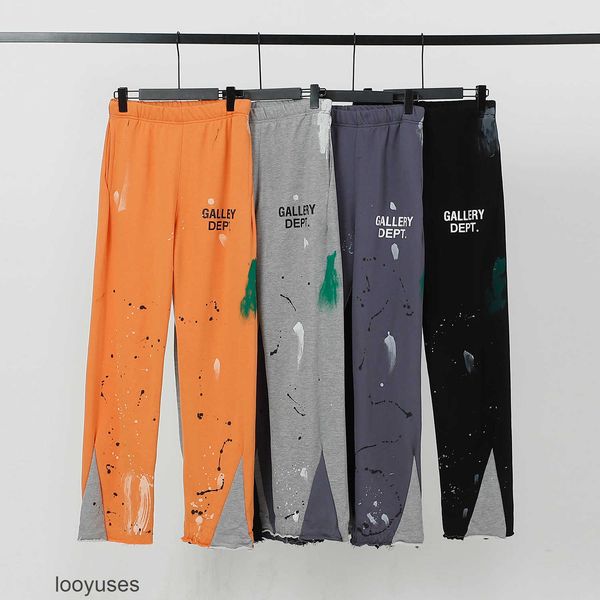 men's pants mens galleryes sweaterpant dept speckled alphabet print women's lovers' loose versatile casual straight, Black
men's pants mens galleryes sweaterpant dept speckled alphabet print women's lovers' loose versatile casual straight, Black