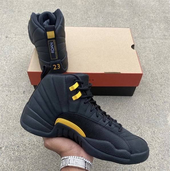 authentic 12 12s black taxi basketball shoes xii sports sneakers ct8013-071 outdoor mens gold with original box
authentic 12 12s black taxi basketball shoes xii sports sneakers ct8013-071 outdoor mens gold with original box