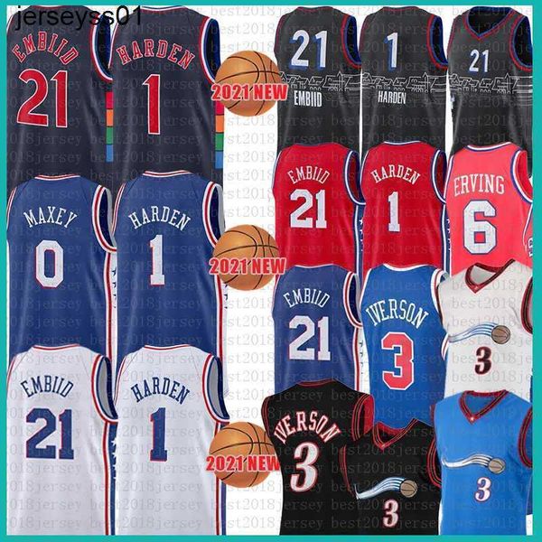 men youth kids allen iverson joel embiid basketball jersey 1 3 21 james harden tyrese maxey julius erving vintage 0 6 shirts georgetown mesh, Black;red
men youth kids allen iverson joel embiid basketball jersey 1 3 21 james harden tyrese maxey julius erving vintage 0 6 shirts georgetown mesh, Black;red