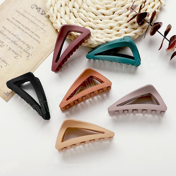 triangle plastic hair claw clip for women girls solid barrettes hairpin crab ladies fashion hair accessories, Slivery;golden
triangle plastic hair claw clip for women girls solid barrettes hairpin crab ladies fashion hair accessories, Slivery;golden