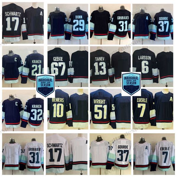 2021 inaugural hockey jerseys shane wright 7 eberle morgan geekie yanni gourde jaden schwartz brandon tanev philipp grubauer 6 adam larsson&, Black;red
2021 inaugural hockey jerseys shane wright 7 eberle morgan geekie yanni gourde jaden schwartz brandon tanev philipp grubauer 6 adam larsson&, Black;red