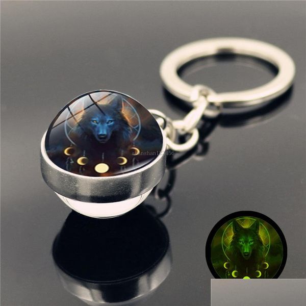 key rings wolf indians dream catcher key ring glass ball glow in the dark luminous keychain holders fashion jewelry gift drop deliver dh5xg, Slivery;golden
key rings wolf indians dream catcher key ring glass ball glow in the dark luminous keychain holders fashion jewelry gift drop deliver dh5xg, Slivery;golden