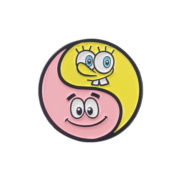 gold plated round shaped brooches for girls anime theme taiji two color splicing enamel pins creative funny alloy badge gift bag accessories, Gray
gold plated round shaped brooches for girls anime theme taiji two color splicing enamel pins creative funny alloy badge gift bag accessories, Gray