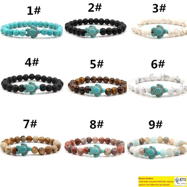 summer style sea turtle beads bracelets for women men classic 14 colors natural stone elastic friendship bracelet beach jewelry ys222, Black
summer style sea turtle beads bracelets for women men classic 14 colors natural stone elastic friendship bracelet beach jewelry ys222, Black