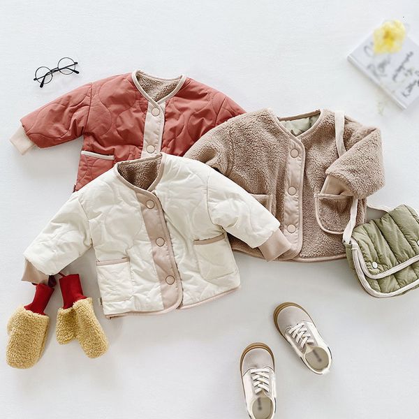 down coat baby down cotton lining doublesided wearing padded warm cardigan children's cotton jacket boys' and girls' clothes, Blue;gray
down coat baby down cotton lining doublesided wearing padded warm cardigan children's cotton jacket boys' and girls' clothes, Blue;gray