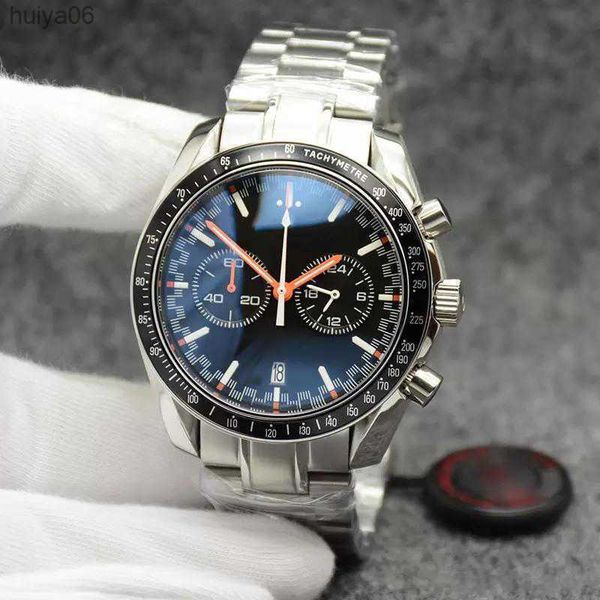 high grade 44mm quartz chronograph mens watches red hands stainless steel bracelet fixed bezel with a ring showing tachymeter markings huiya, Slivery;brown
high grade 44mm quartz chronograph mens watches red hands stainless steel bracelet fixed bezel with a ring showing tachymeter markings huiya, Slivery;brown