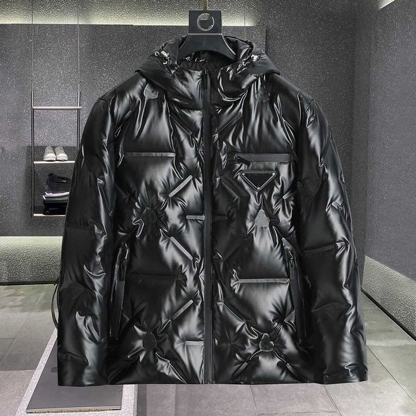 womens designer prads classic fashion versatile trend winter new printed triangle men's windproof waterproof hooded down jacket warm, Black
womens designer prads classic fashion versatile trend winter new printed triangle men's windproof waterproof hooded down jacket warm, Black