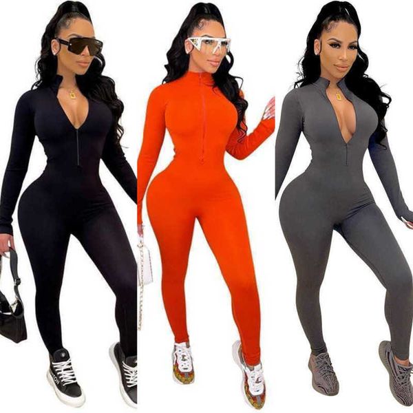 fall and winter womens fashion sports jumpsuits leisure bodysuits tight long sleeve conjoined pants zipper rompers bodycon capris, Black;white
fall and winter womens fashion sports jumpsuits leisure bodysuits tight long sleeve conjoined pants zipper rompers bodycon capris, Black;white
