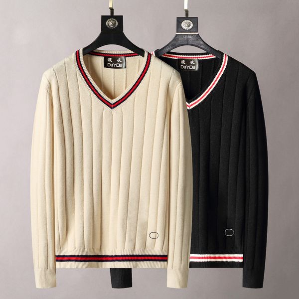 duyou round-neck sweater knitted sweater men gothic letter print pullover harajuku cotton sweaters for women 84550, White;black
duyou round-neck sweater knitted sweater men gothic letter print pullover harajuku cotton sweaters for women 84550, White;black