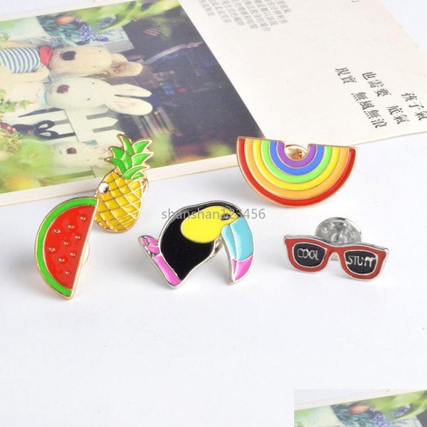 pins brooches enamel brooch pins rainbow glass watermelon cartoon lapel pin for women men dress co fashion jewelry drop delivery dhn7t, Gray
pins brooches enamel brooch pins rainbow glass watermelon cartoon lapel pin for women men dress co fashion jewelry drop delivery dhn7t, Gray