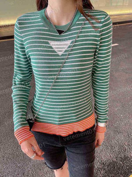 luxury womens sweaters knit retro green striped slim simple versatile knit fashion designer sweatshirts women clothing 0912, White;black
luxury womens sweaters knit retro green striped slim simple versatile knit fashion designer sweatshirts women clothing 0912, White;black