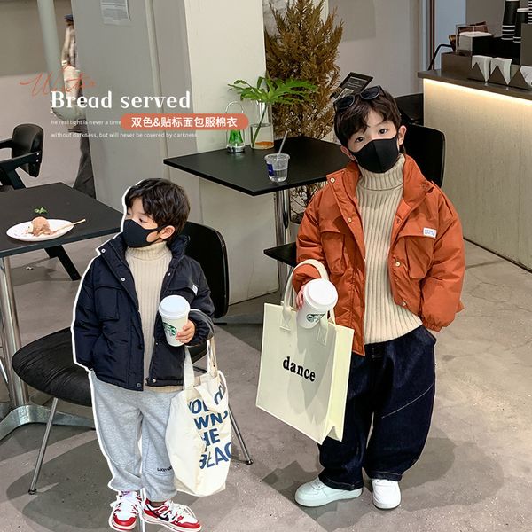 down coat children's cotton padded clothes winter fashion korean boys' thickened keep warm jacket outerwear 1010 221125, Blue;gray
down coat children's cotton padded clothes winter fashion korean boys' thickened keep warm jacket outerwear 1010 221125, Blue;gray