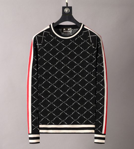duyou round-neck sweater knitted sweater men gothic letter print pullover harajuku cotton sweaters for women 84546, White;black
duyou round-neck sweater knitted sweater men gothic letter print pullover harajuku cotton sweaters for women 84546, White;black