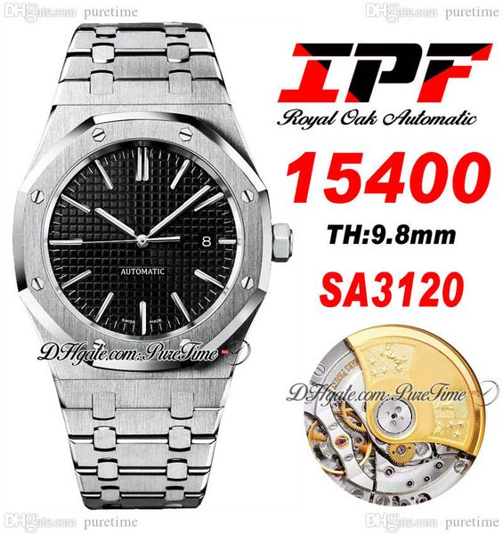 ipf 41mm 1540 a3120 automatic mens watch ultra-thin 9.8mm black textured dial stick markers stainless steel bracelet super edition watches p, Slivery;brown
ipf 41mm 1540 a3120 automatic mens watch ultra-thin 9.8mm black textured dial stick markers stainless steel bracelet super edition watches p, Slivery;brown