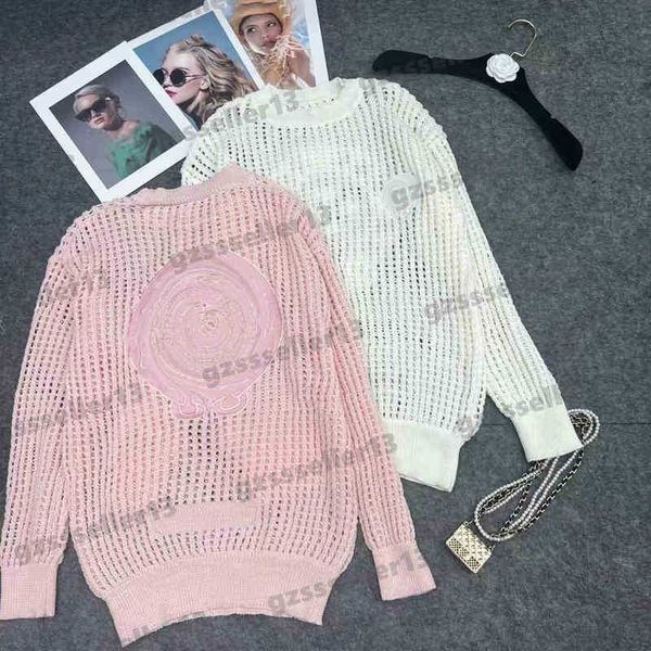 womens sweaters 2022aw autumn fashion brand hollow knitted sweater letter logo embroidery crew neck long sleeves sweater jackets, White;black
womens sweaters 2022aw autumn fashion brand hollow knitted sweater letter logo embroidery crew neck long sleeves sweater jackets, White;black
