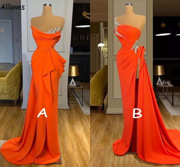 orange sheer neck mermaid prom dresses sparkle crystals pleats side slit formal evening party gowns arabic aso ebi women second reception dr, Black
orange sheer neck mermaid prom dresses sparkle crystals pleats side slit formal evening party gowns arabic aso ebi women second reception dr, Black