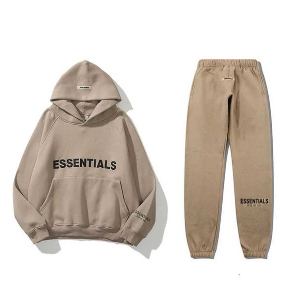 men's hoodie sweatshirt double thread esentials new men's and women's long sleeve sweater trousers suit pullover hoodie, Black;brown
men's hoodie sweatshirt double thread esentials new men's and women's long sleeve sweater trousers suit pullover hoodie, Black;brown