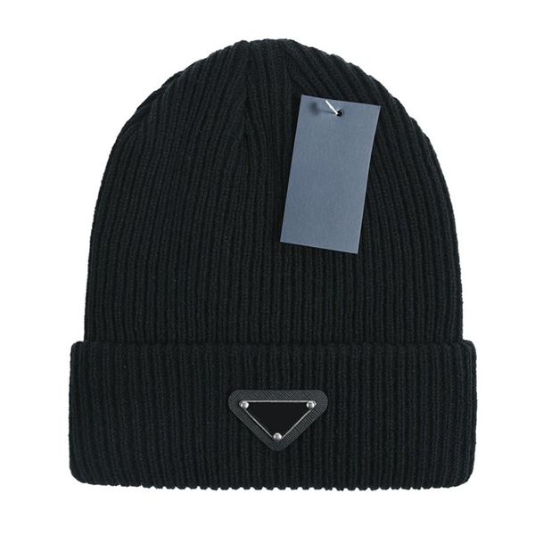 

Winter Designer Knitted Hat Simple Stylish Beanie Cap Cool Skull Caps for Man Woman10 Colors, C8