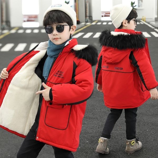 down coat winter children fur hooded windproof warm coat boys plus velvet snowsuit teenager comfortable parkas kid midlength jacket 812y 221, Blue;gray
down coat winter children fur hooded windproof warm coat boys plus velvet snowsuit teenager comfortable parkas kid midlength jacket 812y 221, Blue;gray