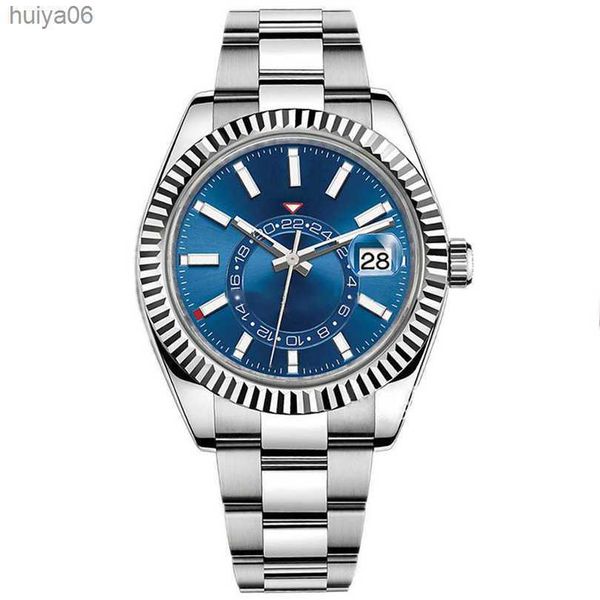 male watch automatic mechanical stainless steel calendar 42mm sky-dweller adjustable business master wristwatch huiya06, Slivery;brown
male watch automatic mechanical stainless steel calendar 42mm sky-dweller adjustable business master wristwatch huiya06, Slivery;brown