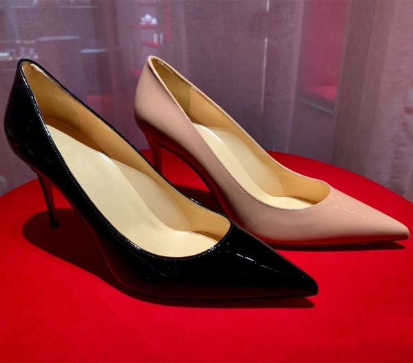 designer high heel shoes nude black patent leather red shiny bottoms brand pointed shoes 8cm 10cm 12cm thin heels shallow women's pumps
designer high heel shoes nude black patent leather red shiny bottoms brand pointed shoes 8cm 10cm 12cm thin heels shallow women's pumps