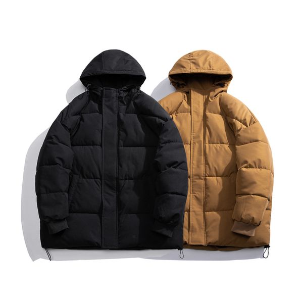 new cross-border e-commerce men's down jacket hooded warm coat japanese plain color, Black
new cross-border e-commerce men's down jacket hooded warm coat japanese plain color, Black
