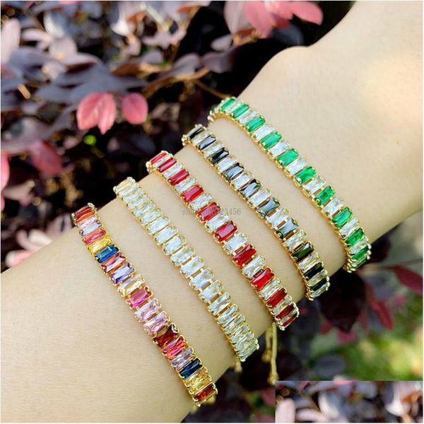 charm bracelets 18k gold diamond charm bracelet pl string adjustable iced out cubic zircon bracelets women fashion jewelry drop deliv dh7zk, Golden;silver
charm bracelets 18k gold diamond charm bracelet pl string adjustable iced out cubic zircon bracelets women fashion jewelry drop deliv dh7zk, Golden;silver