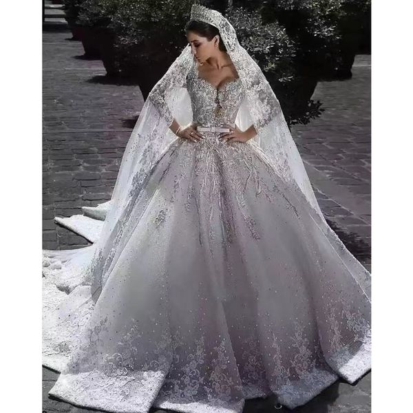 arabic dubai wedding dress gorgeous long sleeve crystal 2023 mermaid lace detachable train luxury bridal gowns plus size vestido de noiva, White
arabic dubai wedding dress gorgeous long sleeve crystal 2023 mermaid lace detachable train luxury bridal gowns plus size vestido de noiva, White