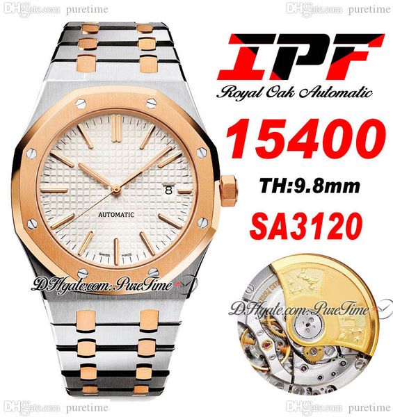 ipf 41mm 1540 a3120 automatic mens watch ultra-thin 9.8mm two tone rose gold silver textured dial stick stainless steel bracelet super editi, Slivery;brown
ipf 41mm 1540 a3120 automatic mens watch ultra-thin 9.8mm two tone rose gold silver textured dial stick stainless steel bracelet super editi, Slivery;brown