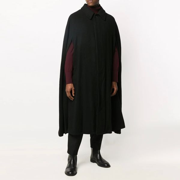 men's wool blends s6xl style slit sleeves umbrellashaped coat pure black wool cape windbreaker big cape for men cape 221125
men's wool blends s6xl style slit sleeves umbrellashaped coat pure black wool cape windbreaker big cape for men cape 221125
