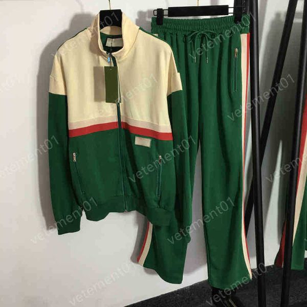 womens two piece pants paneled long-sleeve zip cardigan jacket and webbing casual trousers 2 pieces sets luxury designer tracksuits 0912, White
womens two piece pants paneled long-sleeve zip cardigan jacket and webbing casual trousers 2 pieces sets luxury designer tracksuits 0912, White