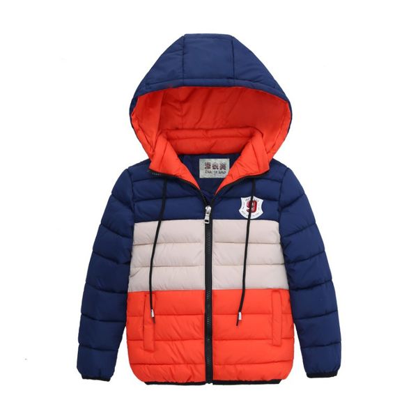 down coat winter boys jacket fashion colorblock striped hooded warm silk cotton down coat thicken girls fashion kids clothing 221125, Blue;gray
down coat winter boys jacket fashion colorblock striped hooded warm silk cotton down coat thicken girls fashion kids clothing 221125, Blue;gray