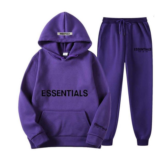 hoodie tracksuit double thread essentials new men's and women's long sleeve sweater trousers suit hooded pullover, Gray
hoodie tracksuit double thread essentials new men's and women's long sleeve sweater trousers suit hooded pullover, Gray