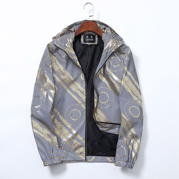 mens jackets thin windbreaker zip hooded stripe outerwear quality hip hop designer coats armband fashion spring and autumn parkas size m-3xl, Black;brown
mens jackets thin windbreaker zip hooded stripe outerwear quality hip hop designer coats armband fashion spring and autumn parkas size m-3xl, Black;brown