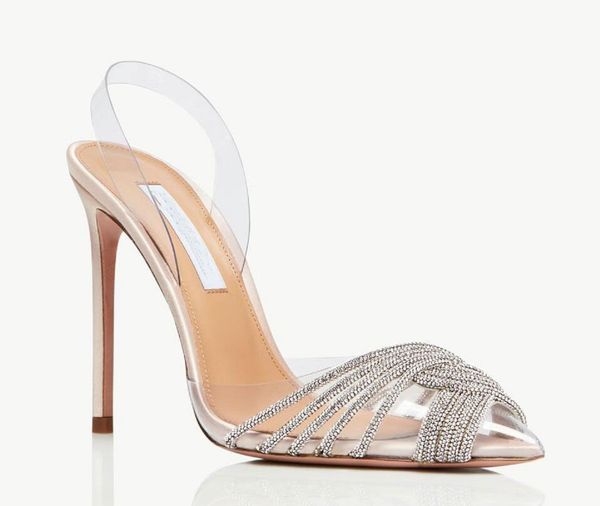 summer aquazzras design gatsby sling satin sandals shoes summer high heel women's walking party wedding lady dress luxury designer glad, Black
summer aquazzras design gatsby sling satin sandals shoes summer high heel women's walking party wedding lady dress luxury designer glad, Black