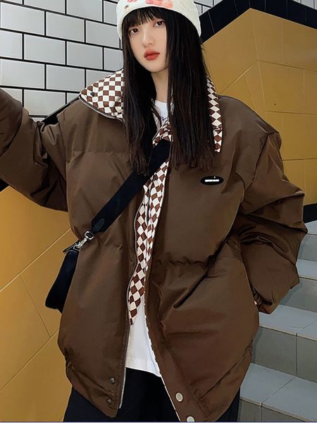 women's down parkas winter coats for women fashion padded jackets oversize warm thicken puffer jacket ladies solid loose designer parka, Black
women's down parkas winter coats for women fashion padded jackets oversize warm thicken puffer jacket ladies solid loose designer parka, Black