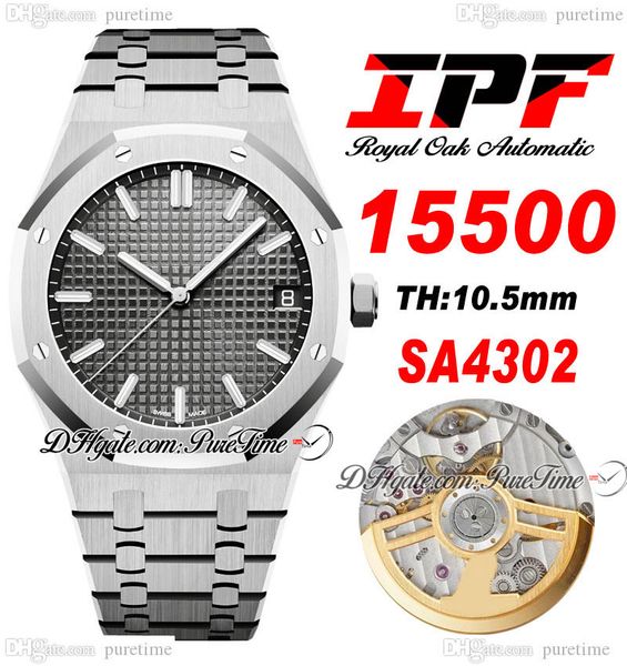 ipf 41mm 1550 sa4302 automatic mens watch ultra-thin 10.5mm gray textured dial stick markers stainless steel bracelet super edition watches, Slivery;brown
ipf 41mm 1550 sa4302 automatic mens watch ultra-thin 10.5mm gray textured dial stick markers stainless steel bracelet super edition watches, Slivery;brown