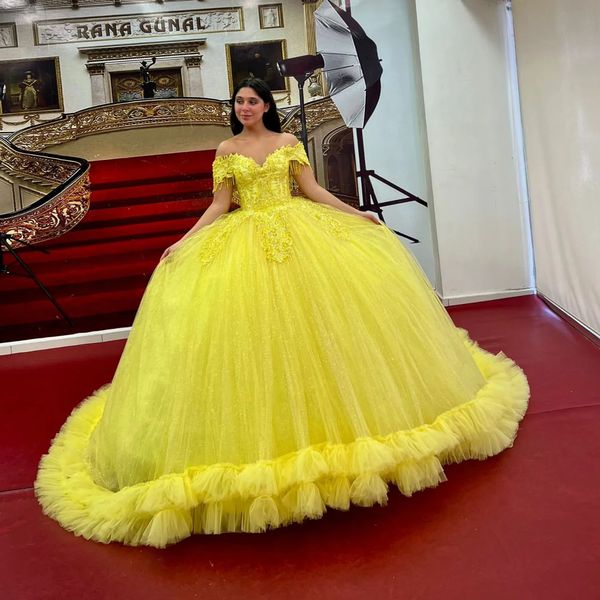 luxury yellow quinceanera dress for mexico girls appliques beads strapless corset princess ball gowns 15 vestidos de fiesta, Blue;red
luxury yellow quinceanera dress for mexico girls appliques beads strapless corset princess ball gowns 15 vestidos de fiesta, Blue;red